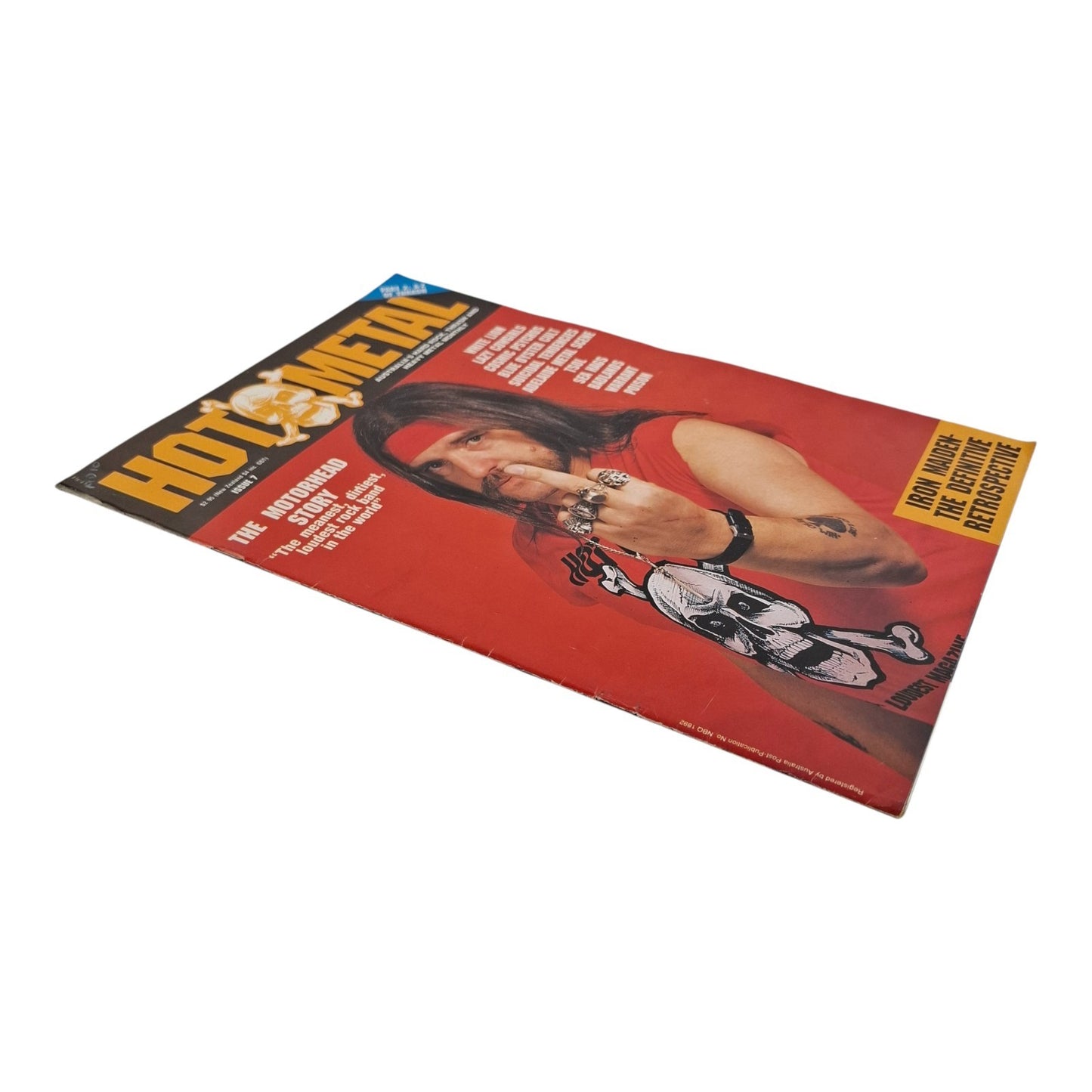 Hot Metal #7 Music Magazine 1989 - Motorhead - Lemmy Kilmister - White Lion