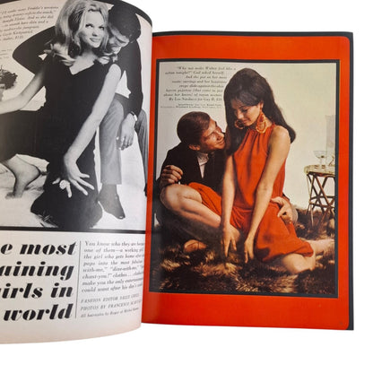 Cosmopolitan October 1966 Veronica Hamel  / Audrey Hepburn