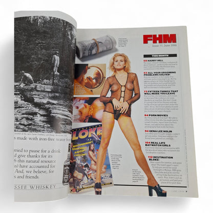 FHM (For Him) Magazine U.K June 1996 Gena Lee Nolin