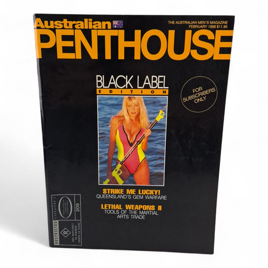 AUSTRALIAN PENTHOUSE Men's Magazine Black Label February 1998 Lori Ciani
