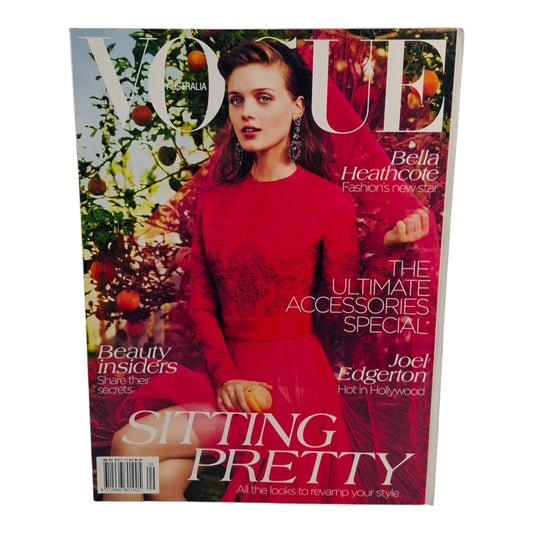 Vogue Australia Magazine September Bella Heathcote 2012 Cover EXCELLENT COMPLETE