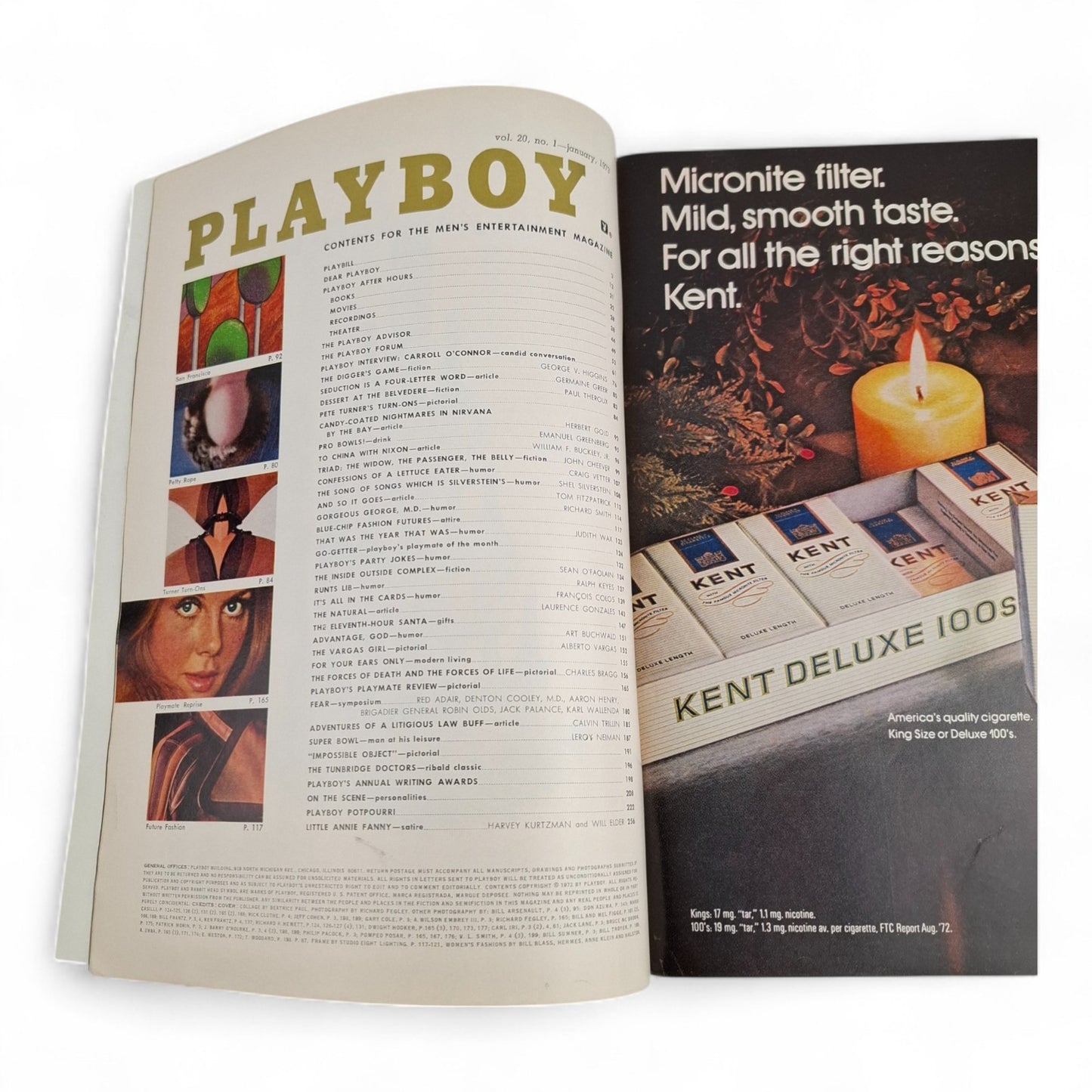 Playboy Magazine January 1973 COMPLETE