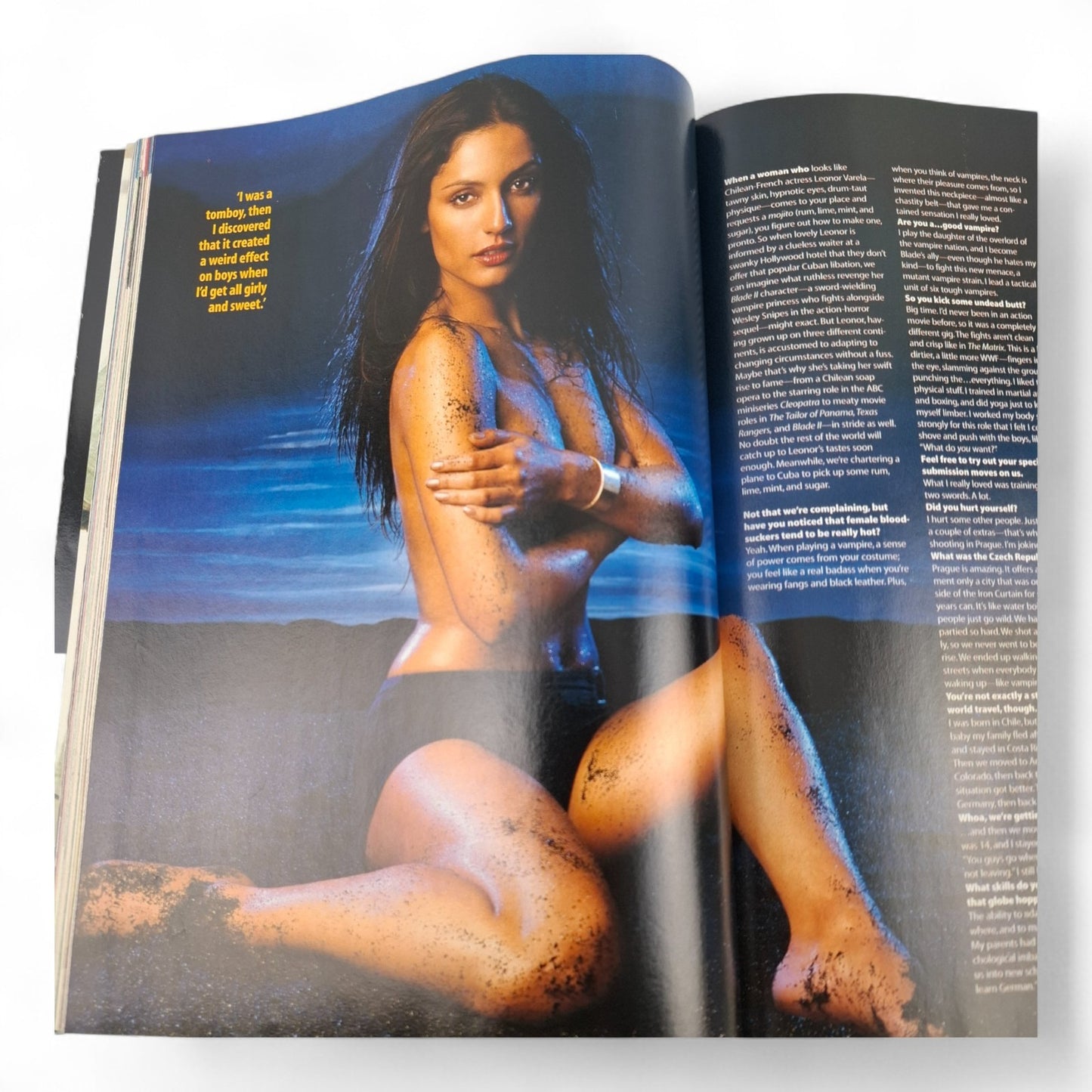 MAXIM Magazine U.S - April 2002 Leonor Varela
