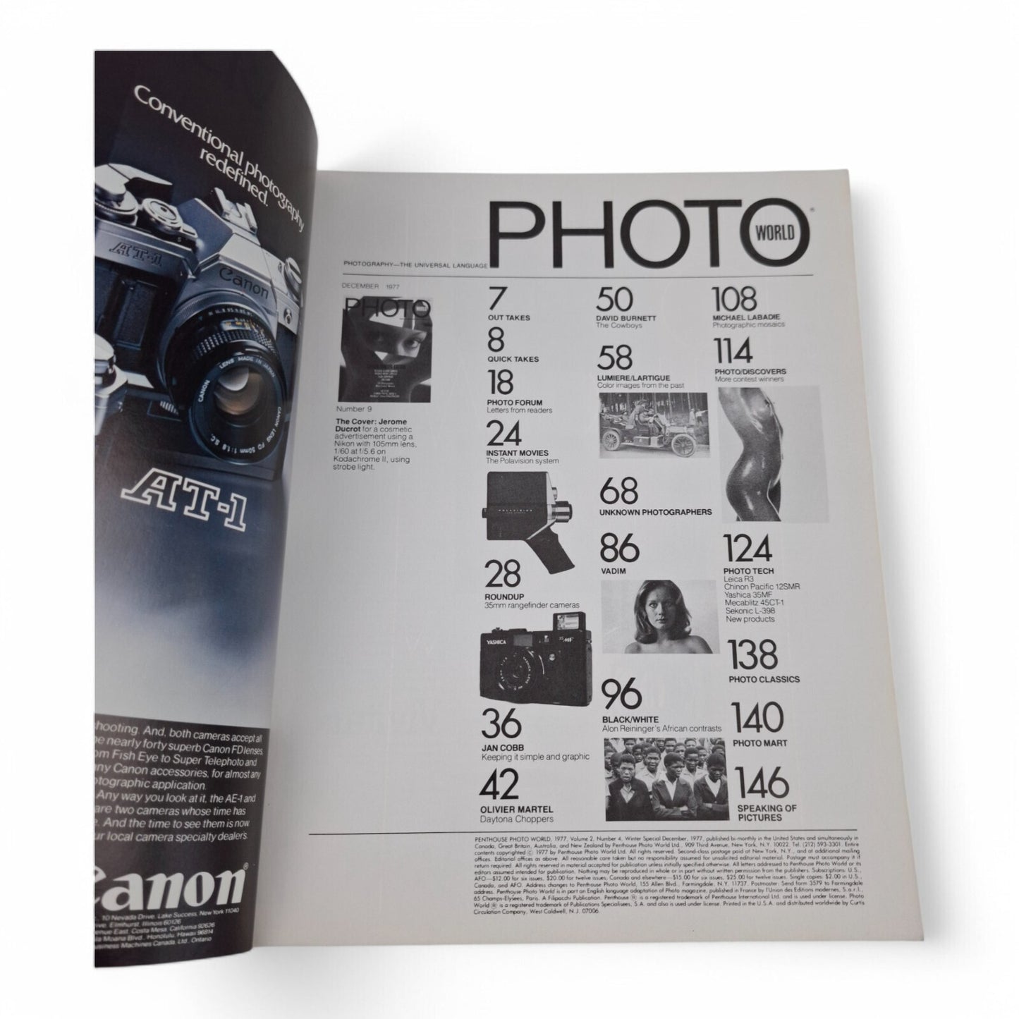 Photo World Magazine by Penthouse Winter Special 1977 1978