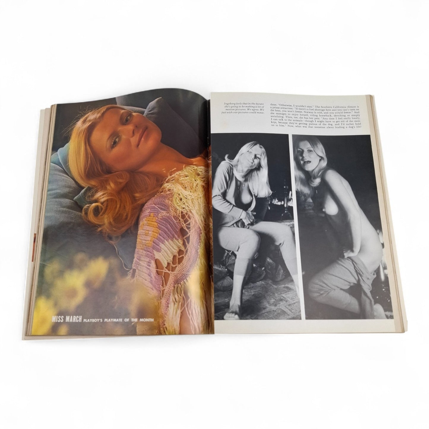 Playboy Magazine March 1975 Eva Maria COMPLETE