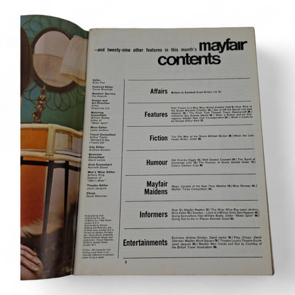 Mayfair Magazine Volume 1 No. 4 December 1966 Playboy