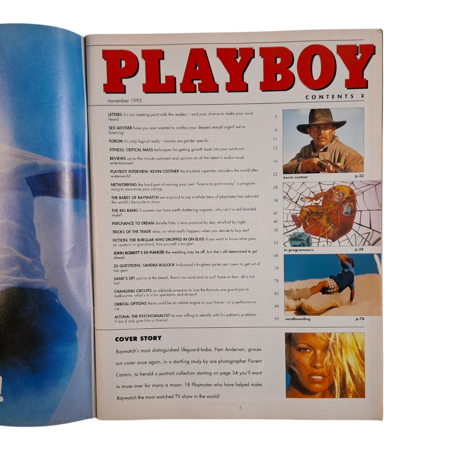 Australian Playboy Magazine November 1995 Pamela Anderson / Danelle Folta