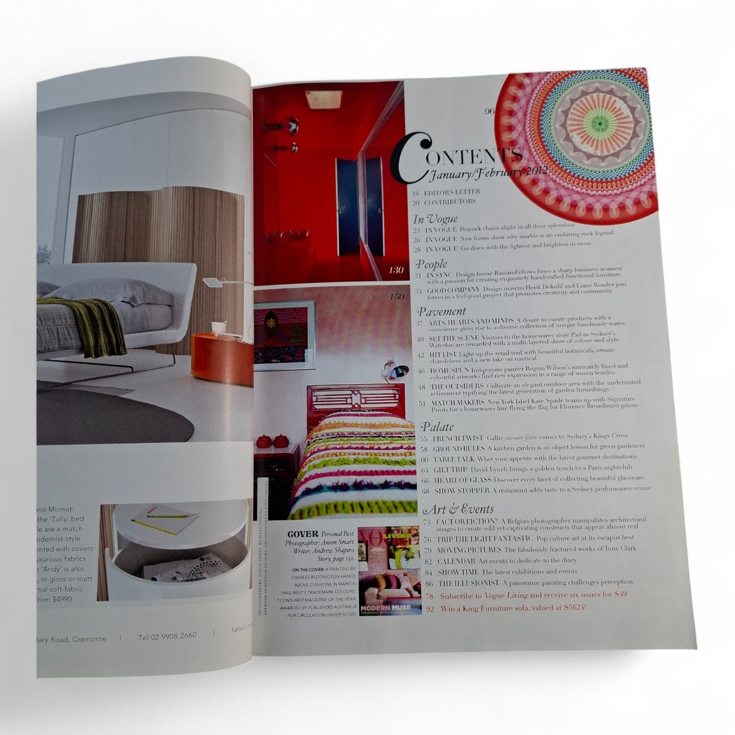 Vogue Living Australia Magazine January / February 2012 Kenzo Takada Zaha Hadid