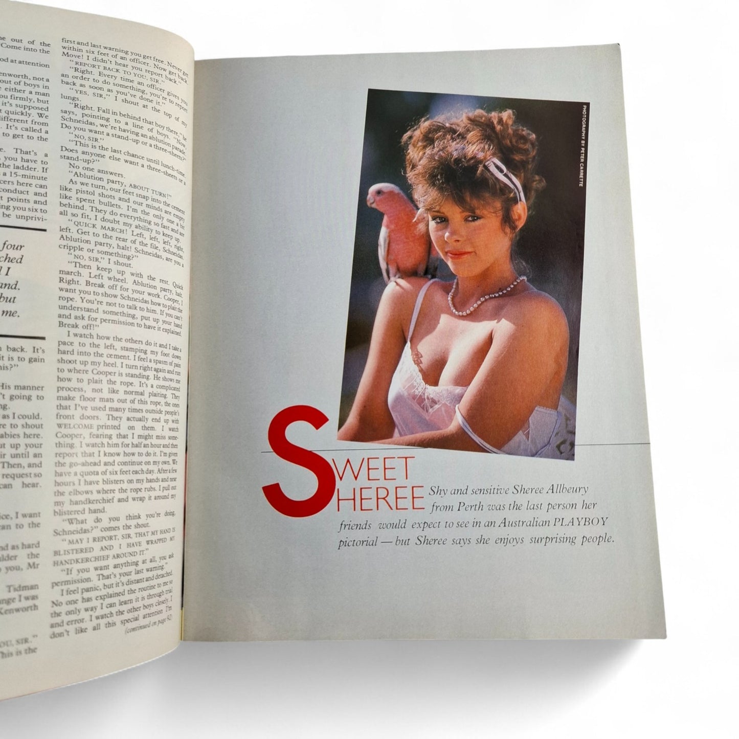 Australian Playboy Magazine August 1985 Andrea Engel John Laws Sheree Allbeury