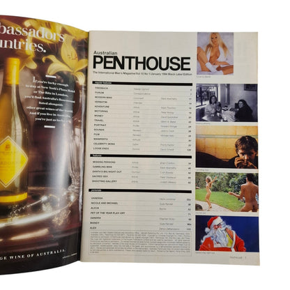 Australian Penthouse Magazine January 1994 Alica Duvall / Vanessa Young