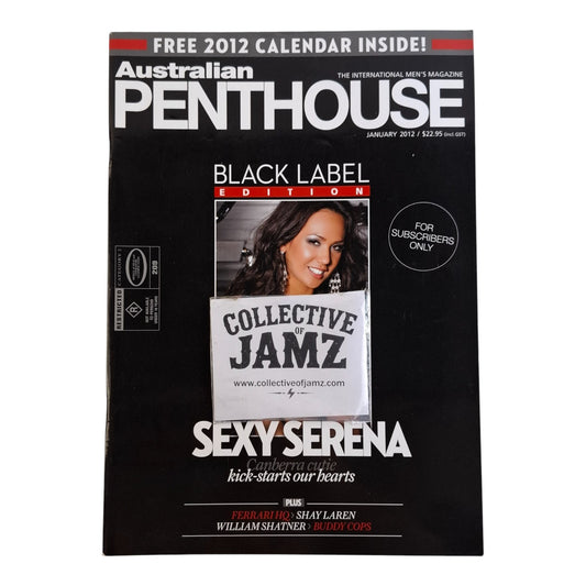 AUSTRALIAN PENTHOUSE Magazine January 2012 Serena WITH CALENDER