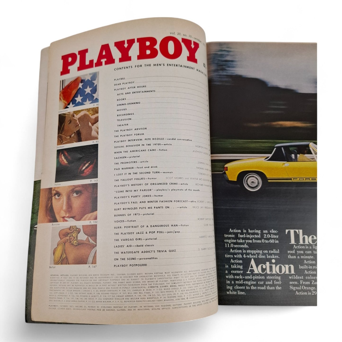 PLAYBOY Magazine October 1973 Sheila Ryan COMPLETE