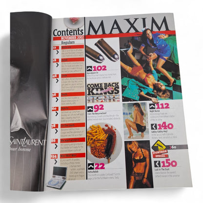 Maxim UK Edition Magazine November 2002 Jolene Blalock Paul Weller