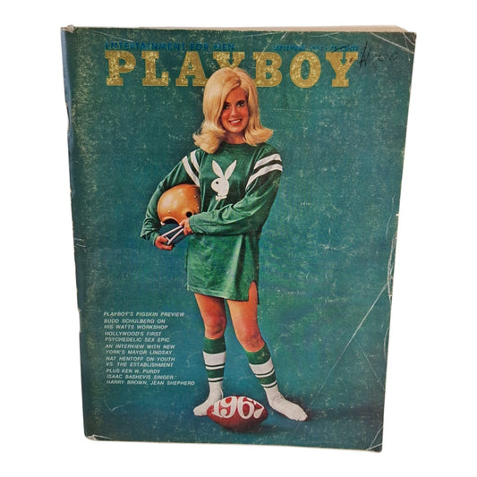 Playboy Magazine September 1967 Bo Bussmann Cover Angela Dorian Centrefold