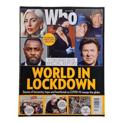 Who Weekly Magazine - March 2020 Covid-19 Corona Virus Lockdown