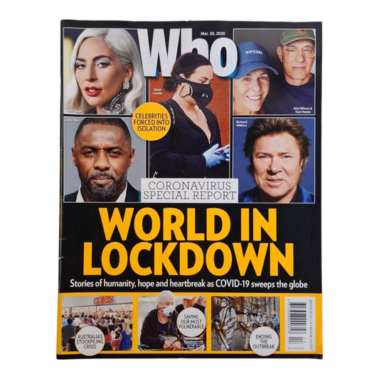 Who Weekly Magazine - March 2020 Covid-19 Corona Virus Lockdown