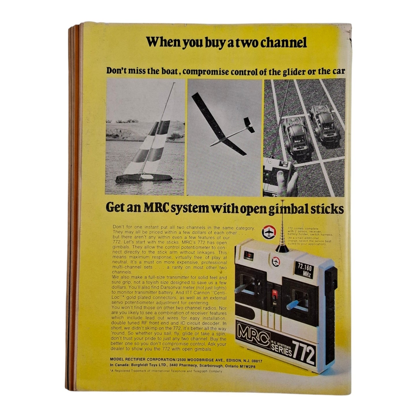 Vintage RC Modeler Magazine July 1978 - Radio Control Airplane Helicopter