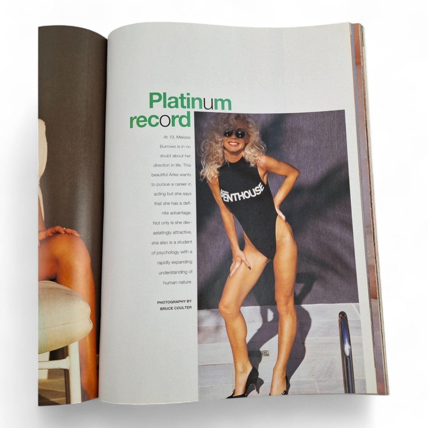 Australian Penthouse Magazine - Limited Edition February 1993 Melissa Burrows