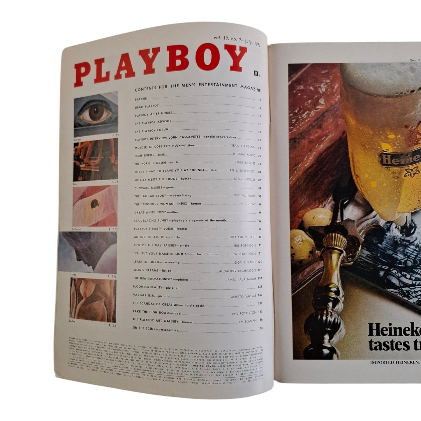 Playboy Magazine July 1971 Kay Sutton York / Heather Van Every
