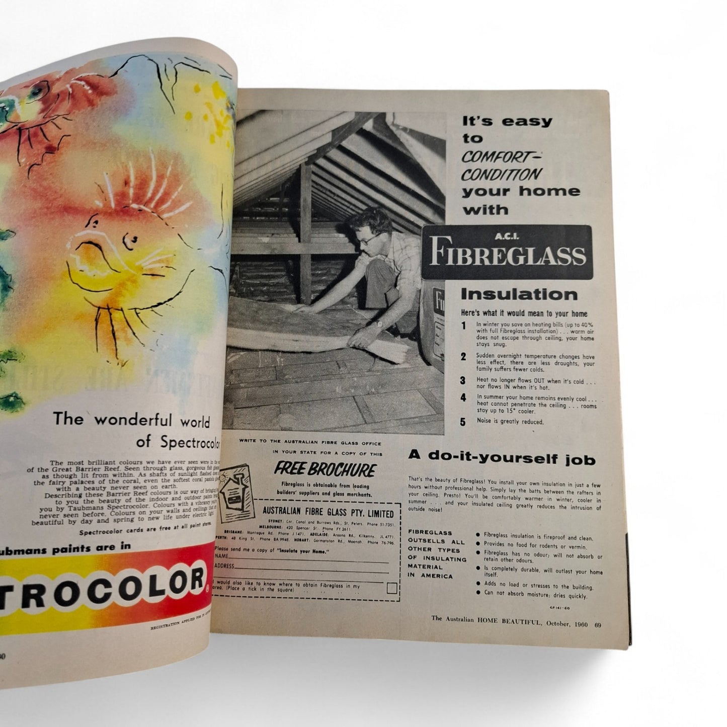 Australian Home Beautiful Magazine - October 1960