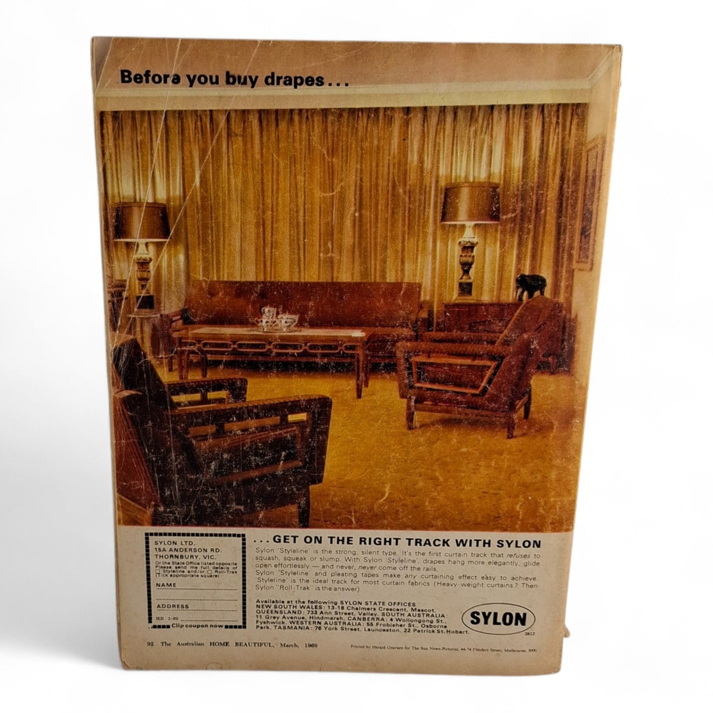 Australian Home Beautiful - March 1969 - Magazine