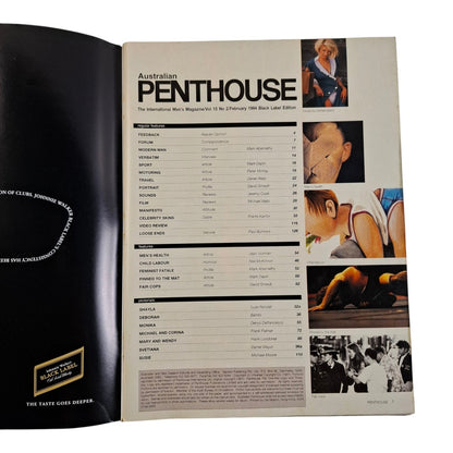 Australian Penthouse Magazine February 1994 Monika Stevens / Deborah Louise