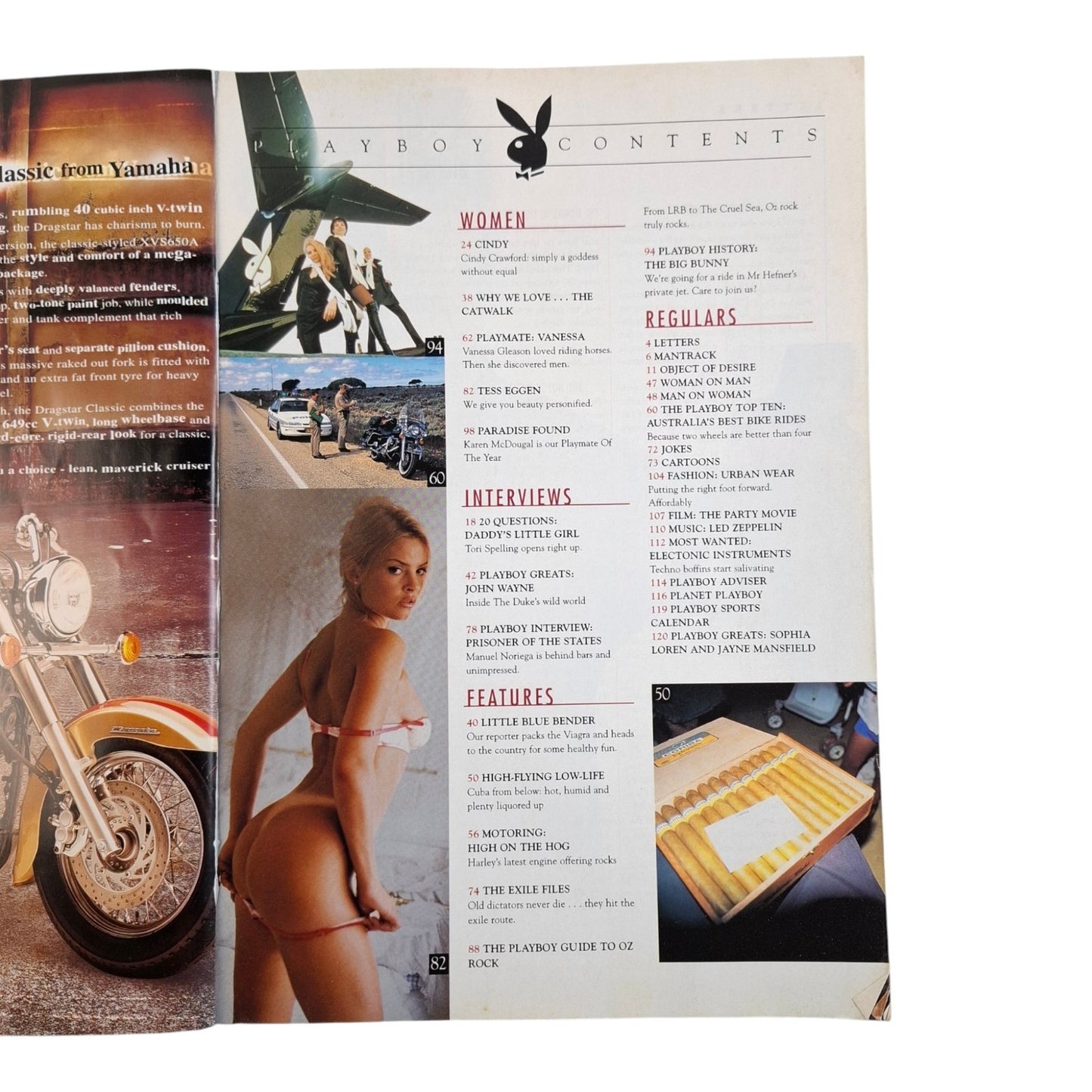Australian Playboy Magazine October 1998 Cindy Crawford / Vanessa Gleason