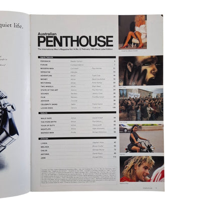 Australian Penthouse Magazine February 1993 Melissa Burrows / Tori