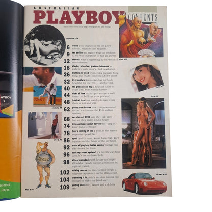 Australian Playboy Magazine January 1991 Tricia Lange / Cristy Thom