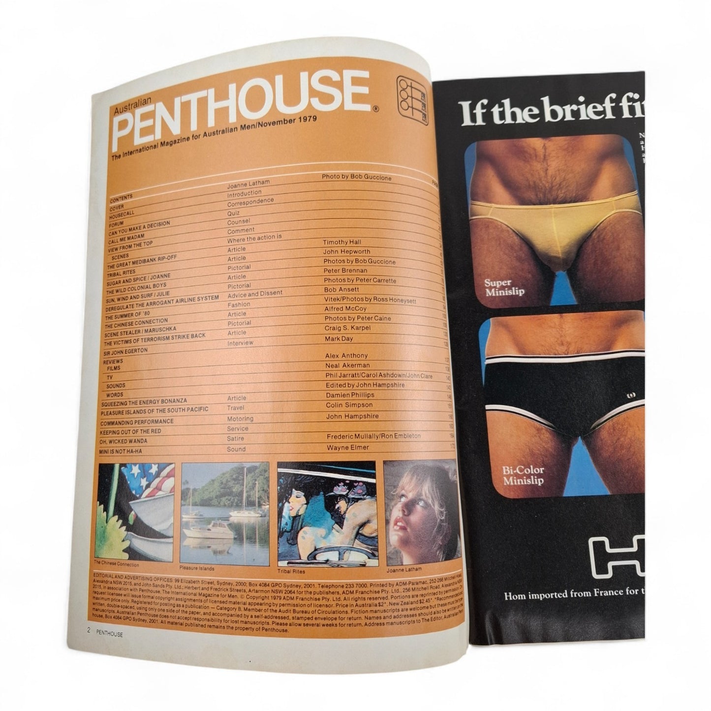 AUSTRALIAN PENTHOUSE - Men's Magazine November 1979 Joanne Latham