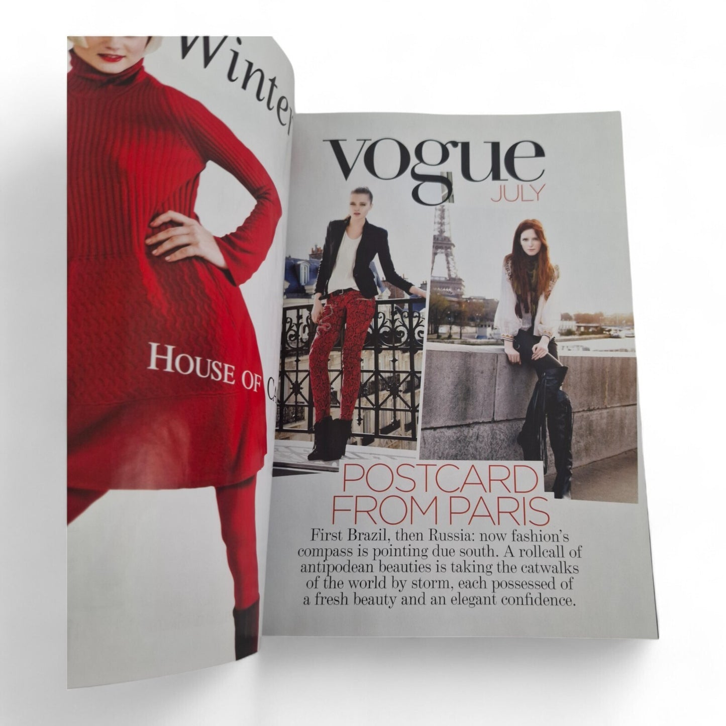 Vogue Australia Magazine July 2008 Alice Burdeu Cover EXCELLENT