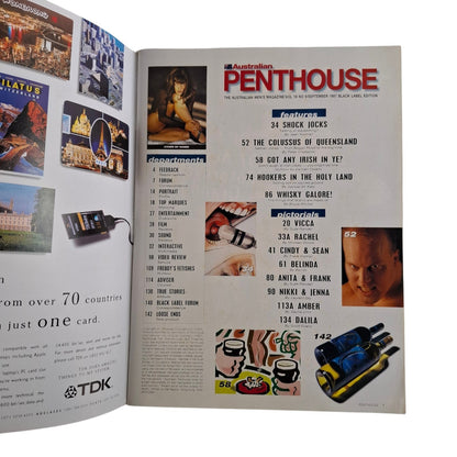Australian Penthouse Magazine September 1997 Belinda Gray / Rachel Justice