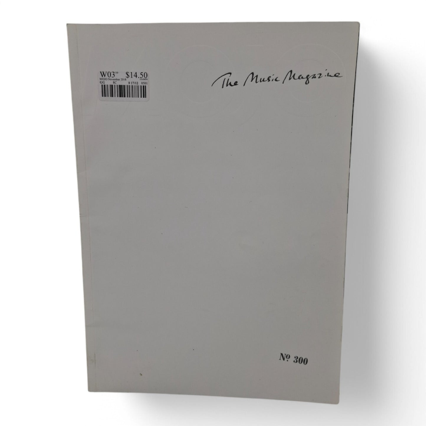 Mojo Magazine November 2018 No.300 The "White Album" Unpublished Zappa Interview