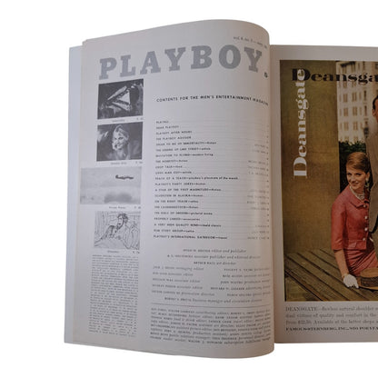 PLAYBOY Magazine May 1961 Judy Newton / Susan Kelly (PAGES MISSING)