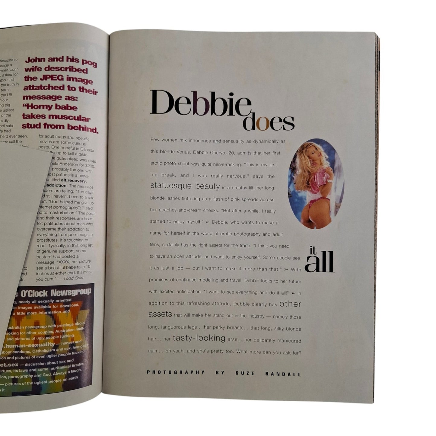 Australian Penthouse Magazine August 1997 Elizabeth Rushton / Debbie Cheryo
