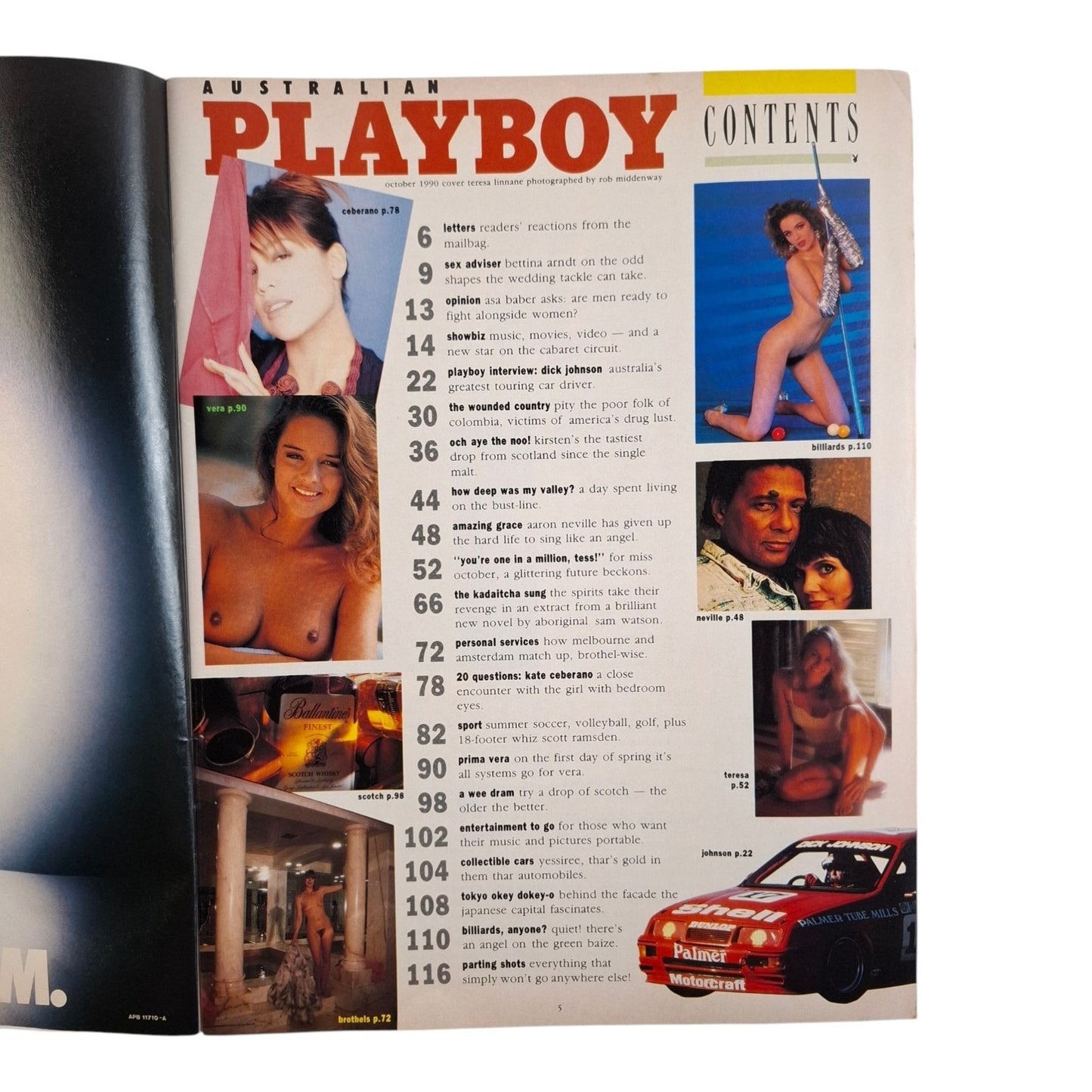 Australian Playboy Magazine October 1990 Teresa Linnane
