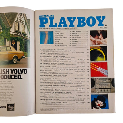 AUSTRALIAN PLAYBOY Magazine July 1980 Kim Wran / Gabriella Monti