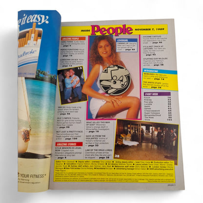 People Magazine With Pix Australia November 7th 1989 Nikki James