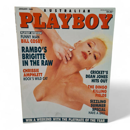 Australian Playboy Magazine January 1988 Brigitte Nielsen