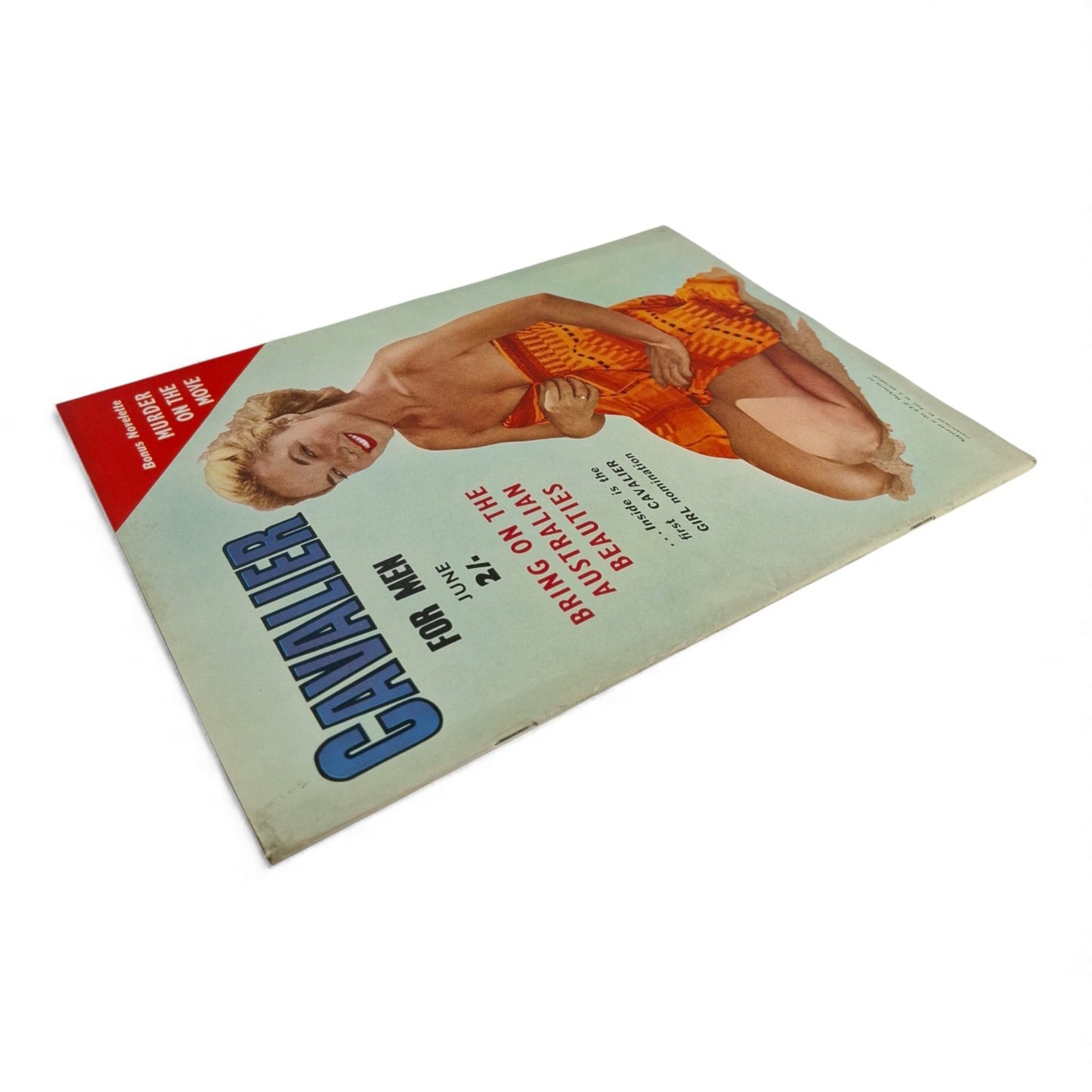 Cavalier Magazine Australia For Men June 1954 Vol. 1 No. 11 - Vargas Girl