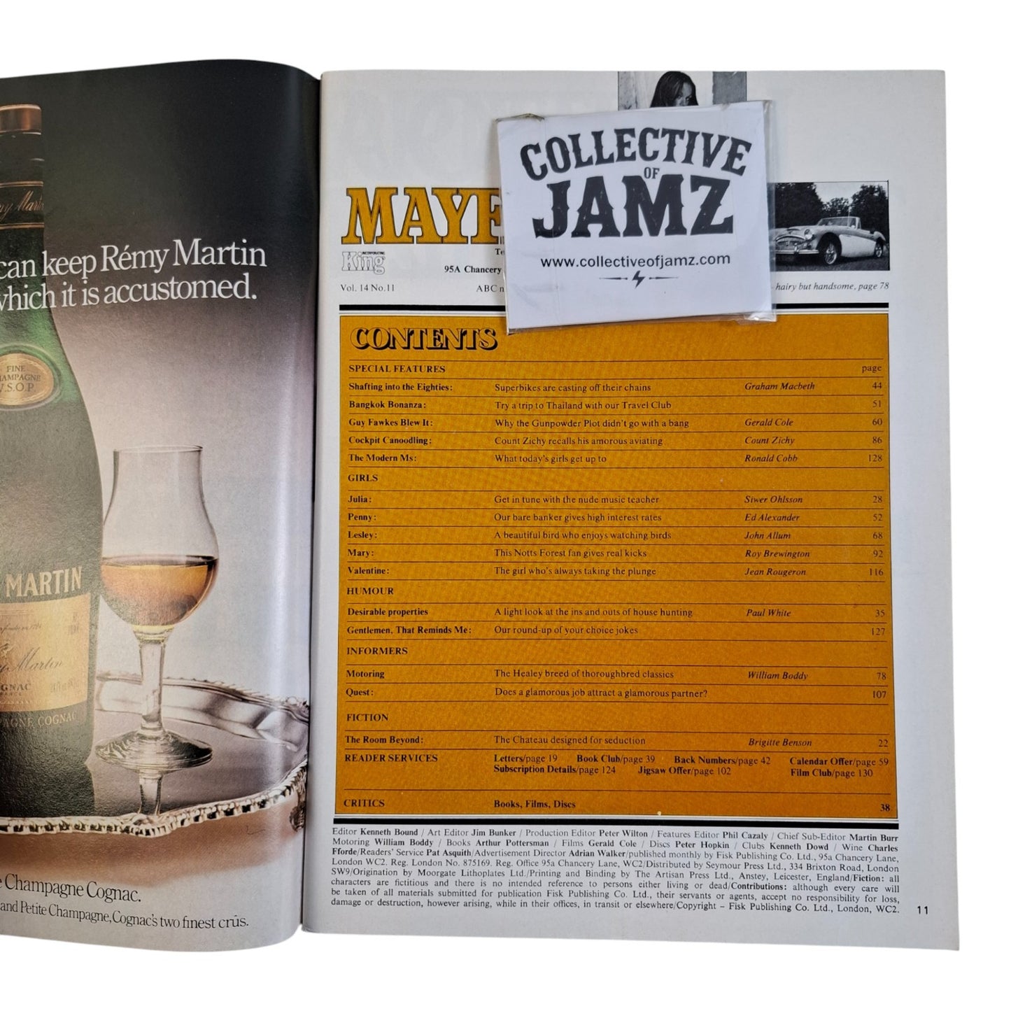 Mayfair Magazine Vol. 14 No. 11 November 1979 Lesley Cooper / Mary