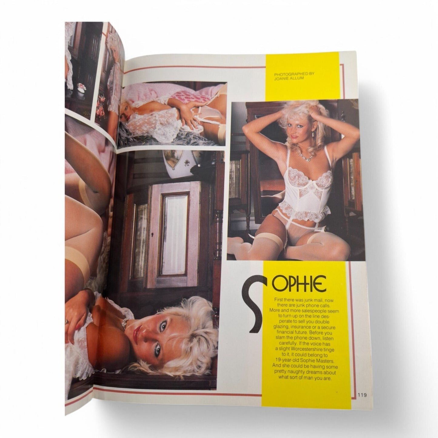 Mayfair Magazine April 1987 Vol. 22 No 5 Playboy Sophie Masters