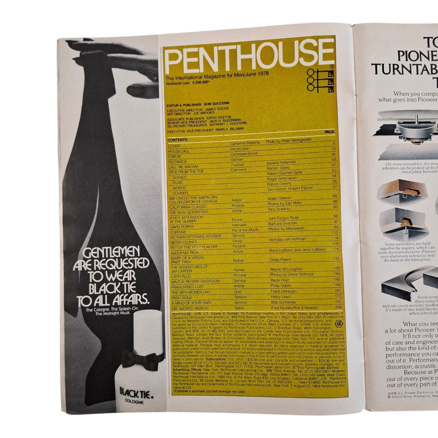 Penthouse Magazine June 1978 Catherine Roberts / Corinne Alphen