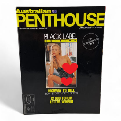 Australian Penthouse Magazine - Black Label January 2003 Lucy