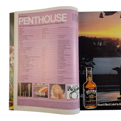 Australian Penthouse Magazine August 1982 Carla Adams / Jane Felber