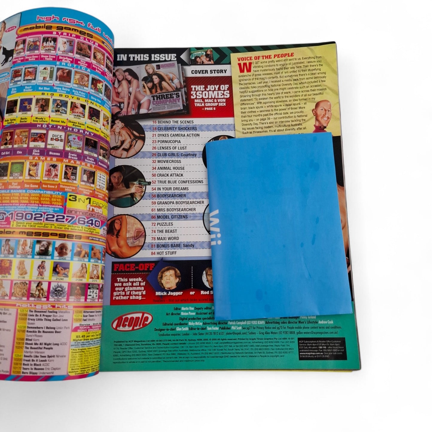 People Magazine Australia February 27th 2006  Mel Mac Von