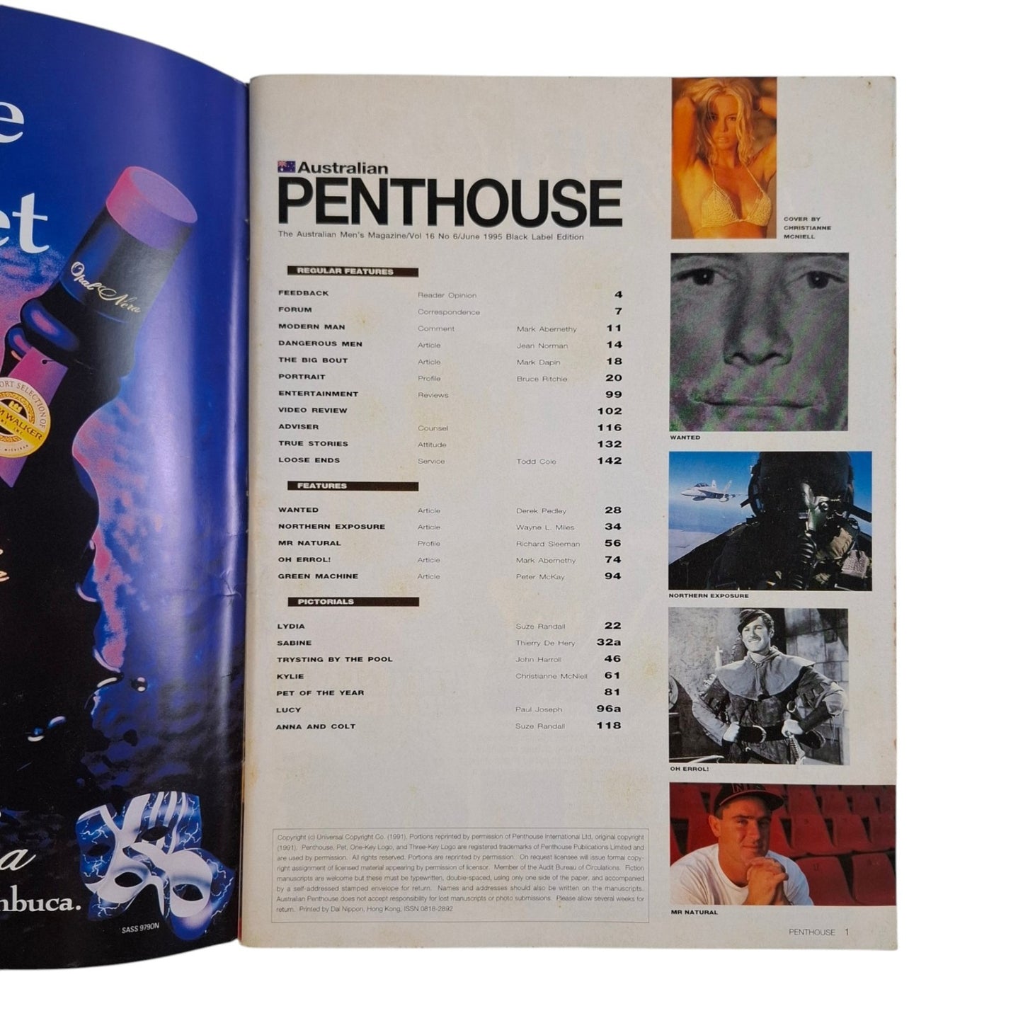 Australian Penthouse Magazine June 1995 Sandi Alexander / Kylie Ingram