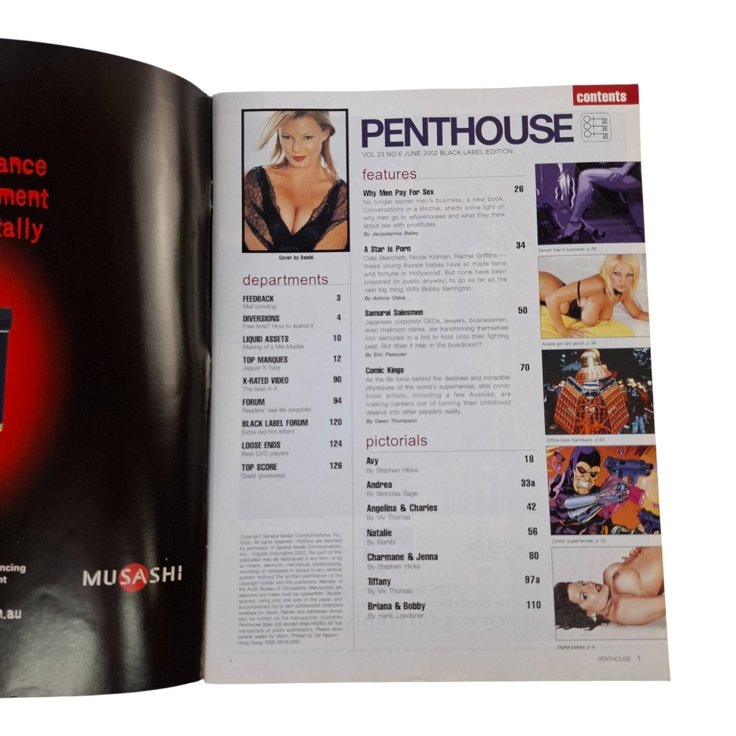 Australian Penthouse Magazine June 2002 Natlie