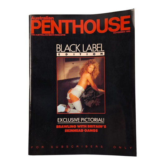 Australian Penthouse Magazine November 1989 Bobbie Reynolds / Sonja
