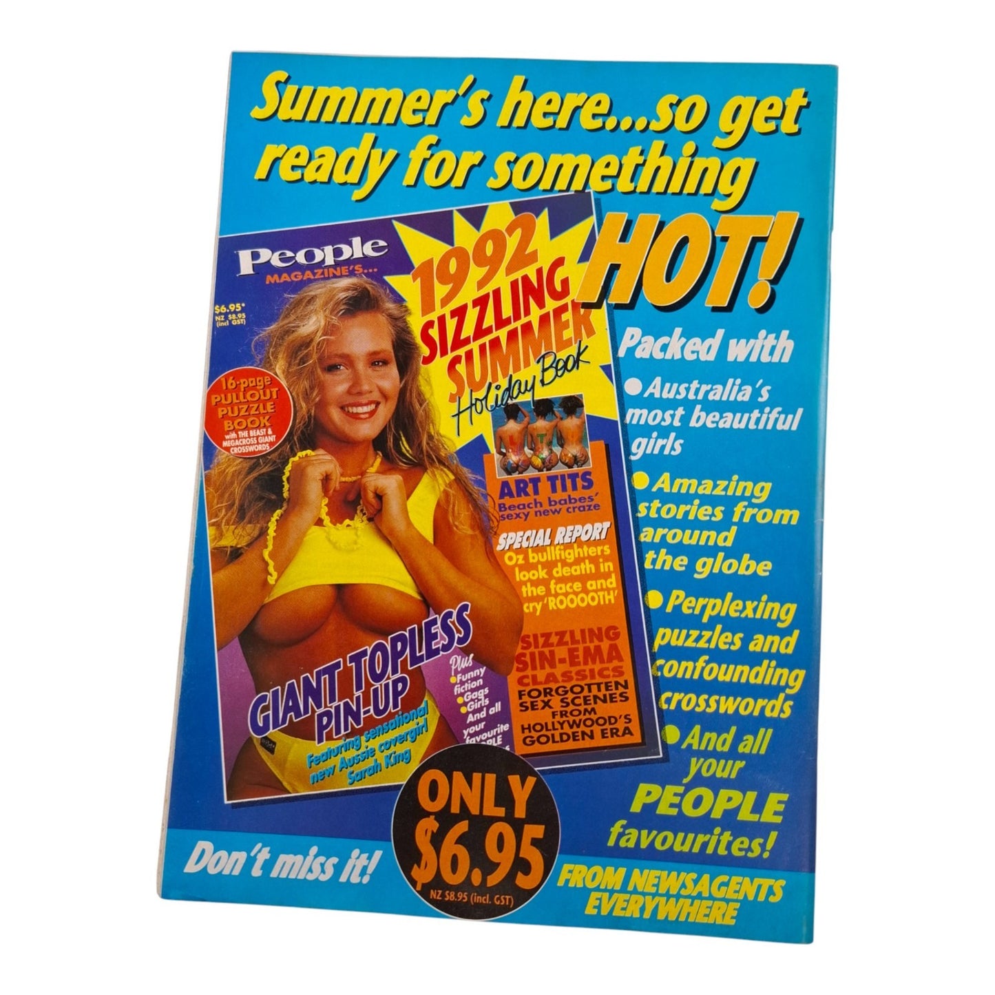 People Magazine Australia With Pix January 1992 Samantha Tomlinson